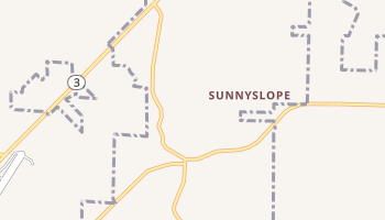 Sunnyslope, Washington map