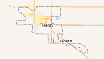 Tieton, Washington map