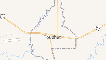Touchet, Washington map