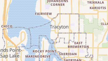 Tracyton, Washington map