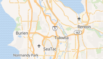 Tukwila, Washington map