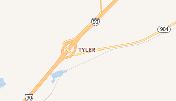 Tyler, Washington map