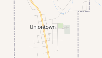 Uniontown, Washington map