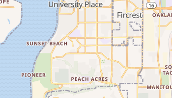 University Place, Washington map
