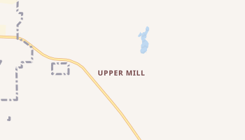 Upper Mill, Washington map