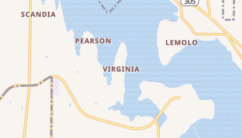 Virginia, Washington map