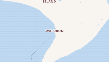Waldron, Washington map