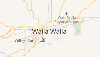 Walla Walla, Washington map