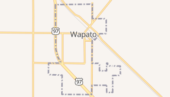 Wapato, Washington map