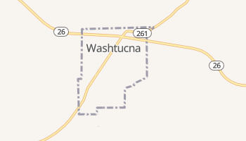 Washtucna, Washington map