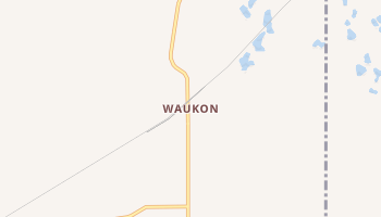 Waukon, Washington map
