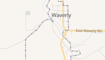 Waverly, Washington map