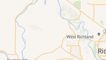 West Richland, Washington map