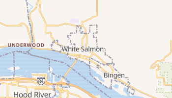 White Salmon, Washington map