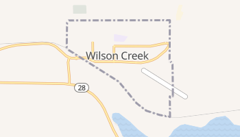 Wilson Creek, Washington map