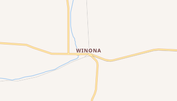 Winona, Washington map