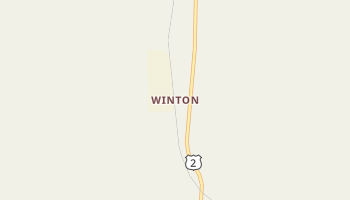 Winton, Washington map