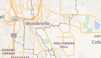 Woodinville, Washington map