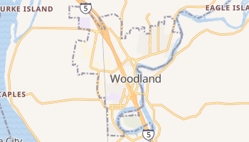 Woodland, Washington map