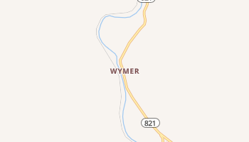 Wymer, Washington map
