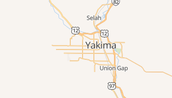 Yakima, Washington map