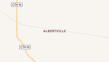 Albertville, Wisconsin map