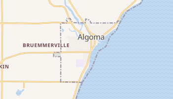 Algoma, Wisconsin map