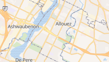 Allouez, Wisconsin map