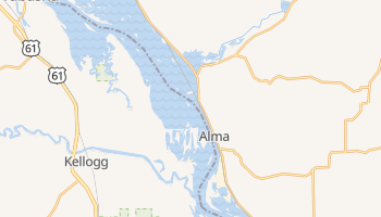 Alma, Wisconsin map