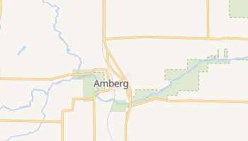 Amberg, Wisconsin map