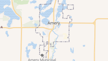 Amery, Wisconsin map