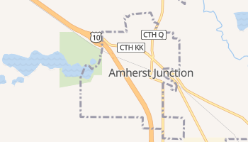 Amherst Junction, Wisconsin map