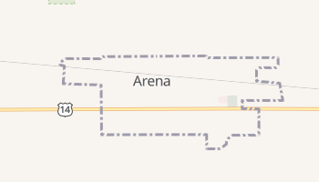 Arena, Wisconsin map