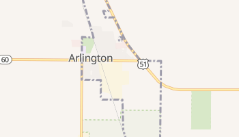 Arlington, Wisconsin map