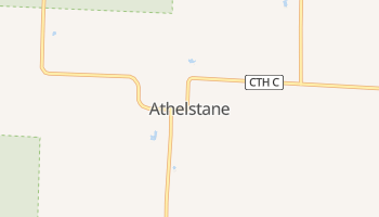 Athelstane, Wisconsin map