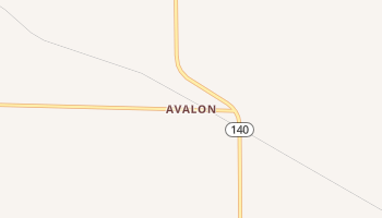 Avalon, Wisconsin map