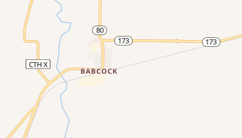 Babcock, Wisconsin map