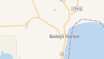 Baileys Harbor, Wisconsin map