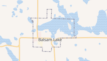 Balsam Lake, Wisconsin map
