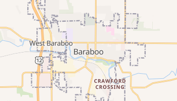Baraboo, Wisconsin map