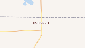Barronett, Wisconsin map