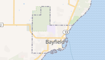 Bayfield, Wisconsin map