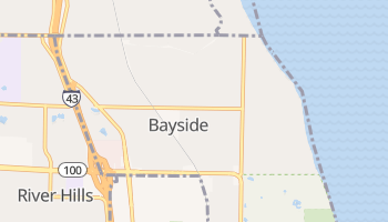 Bayside, Wisconsin map