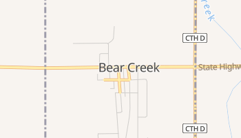 Bear Creek, Wisconsin map