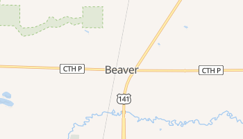 Beaver, Wisconsin map