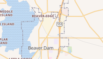 Beaver Dam, Wisconsin map