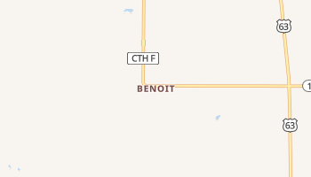 Benoit, Wisconsin map