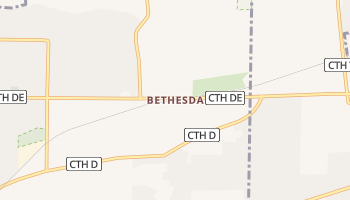 Bethesda, Wisconsin map
