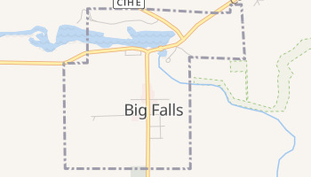 Big Falls, Wisconsin map