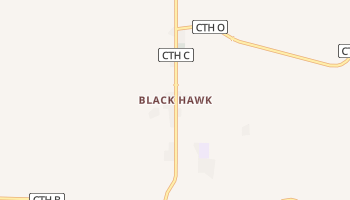 Black Hawk, Wisconsin map